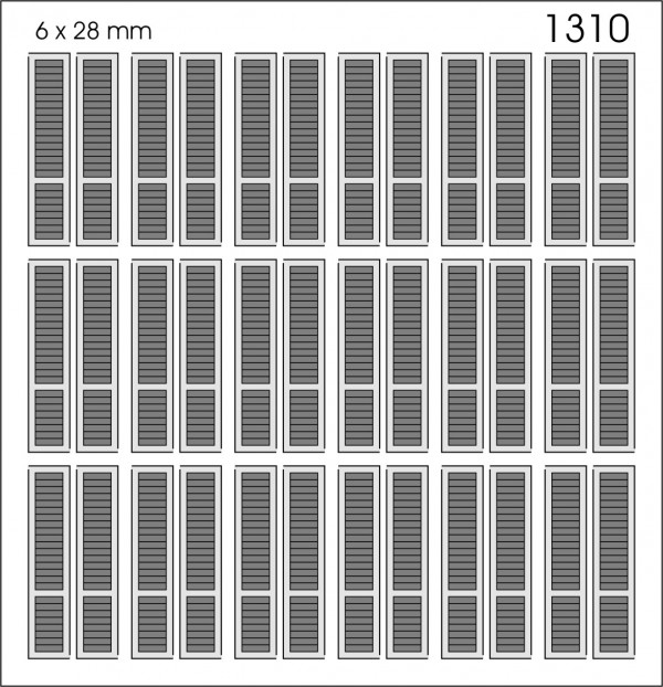 - Fensterläden H0